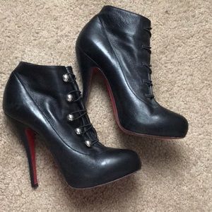 Christian Louboutin Black Leather